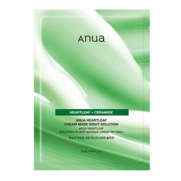 ANUA HEARTLEAF CREAM MASK NIGHT SOLUTION 25ml (1PC)