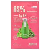 MISSHA TALKS_VEGAN_SQUEEZE_SHEET_MASK_[POWER_CLEANSE] - MOQ 36