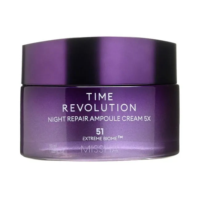 MISSHA TIME_REVOLUTION_NIGHT_REPAIR_AMPOULE_CREAM_5X_(50ML) - MOQ 36