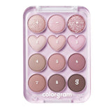 Colorgram Pin Point Eyeshadow Palette 02 Pink+Mauve=♥