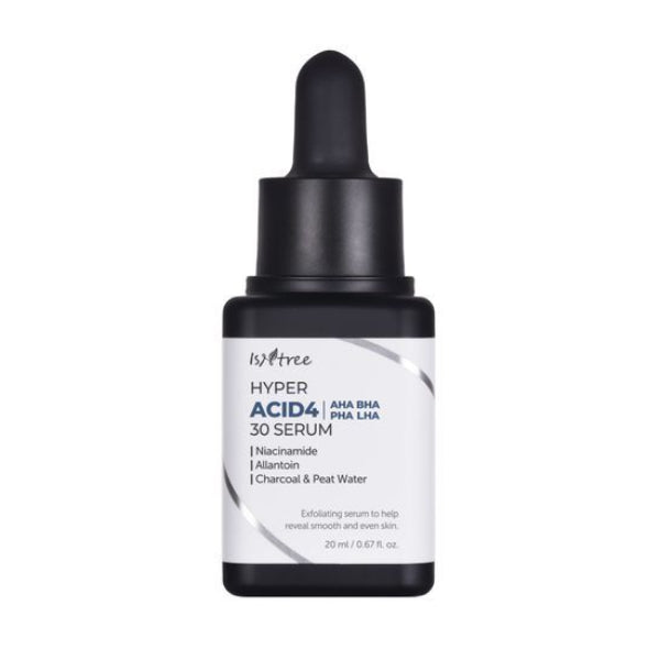 ISNTREE HYPER ACID4 AHA BHA PHA LHA 30 SERUM_20ml - MOQ 180