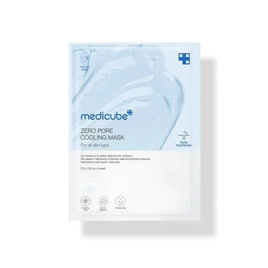 Medicube ZERO PORE COOLING MASK (1EA) - MOQ 36