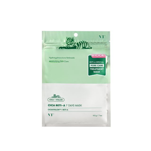 VT Cosmetics CICA RETI-A 7 DAYS MASK - MOQ 84