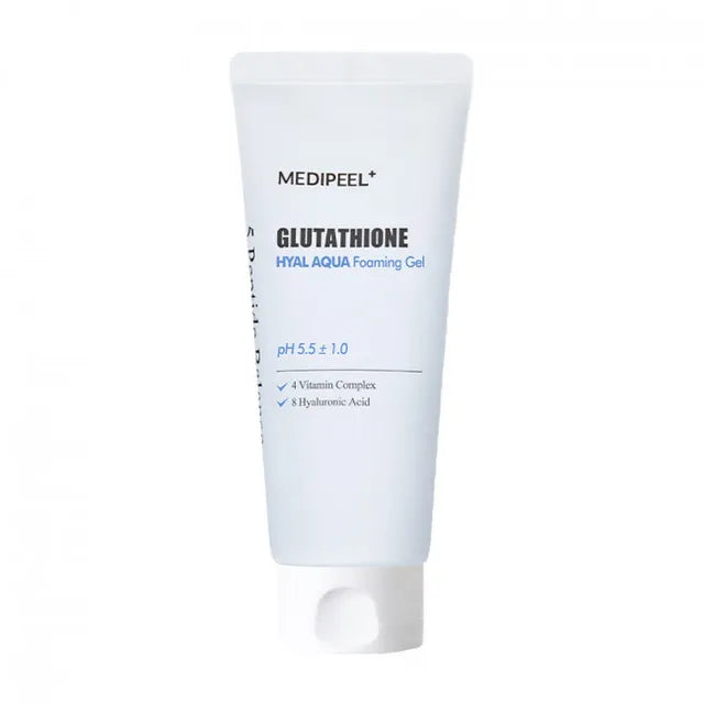 MediPeel GLUTATHIONE HYAL AQUA FOAMING GEL CLEANSER - MOQ 50
