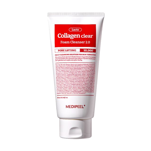 MediPeel RED LACTO COLLAGEN CLEAR FORM CLEANSER 2.0 - MOQ 24