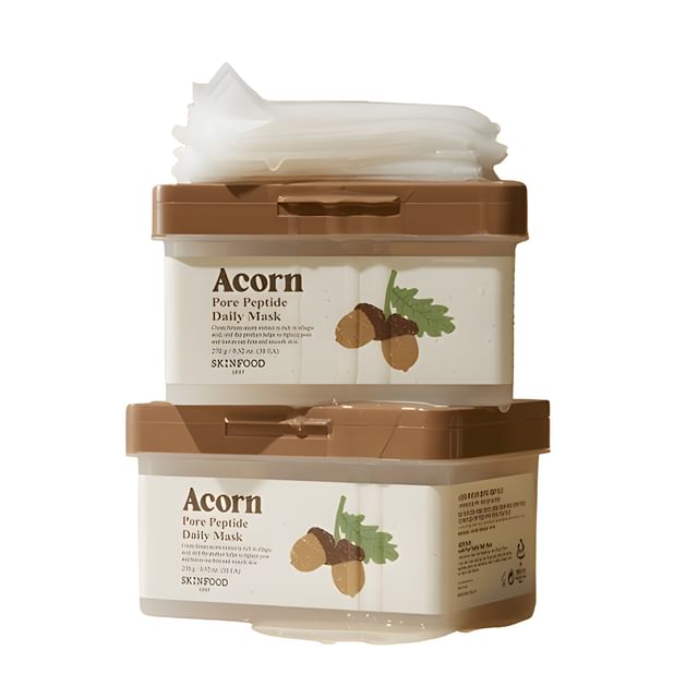 SKINFOOD ACORN PORE PEPTIDE DAILY MASK - MOQ 10