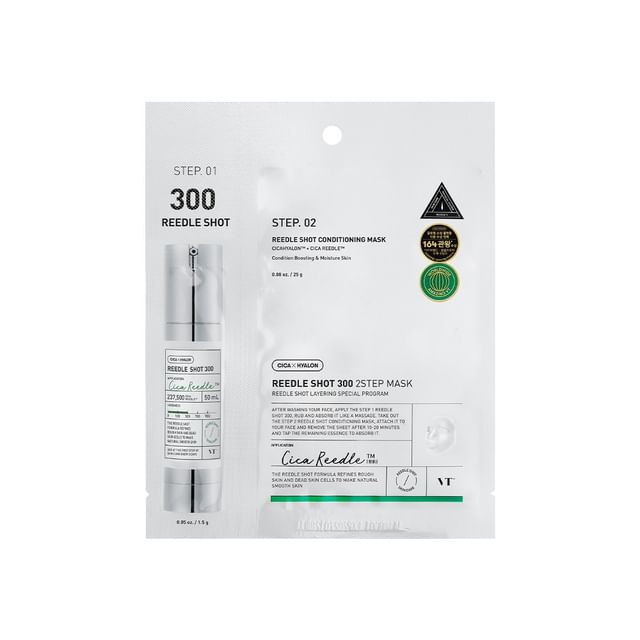 VT Cosmetics REEDLE SHOT 300 2-STEP MASK - MOQ 300