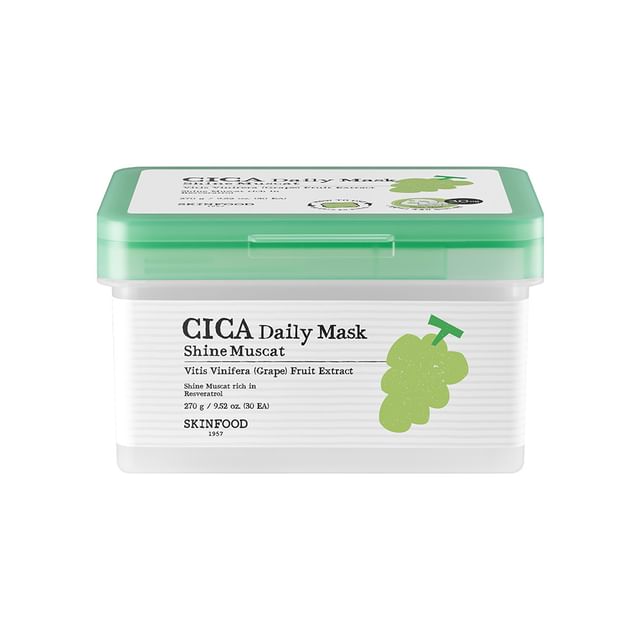 SKINFOOD SHINE MUSCAT CICA DAILY MASK - MOQ 10