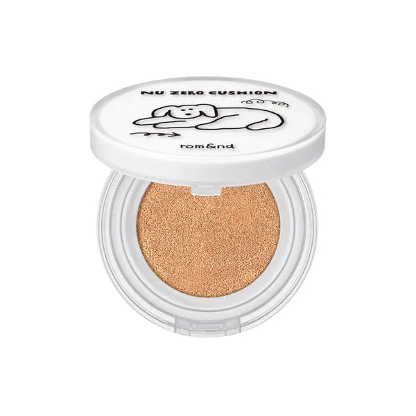 rom&nd X INAPSQUARE NU ZERO CUSHION 04 BEIGE23 - MOQ 10