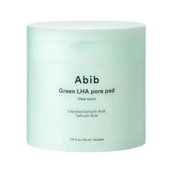 Abib Green LHA pore pad 
Clear touch - MOQ 30
