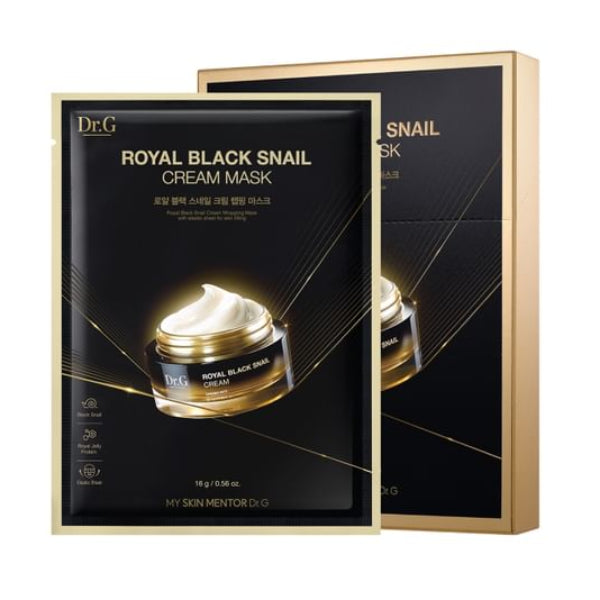 DR.G ROYAL BLACK SNAIL CREAM MASK_5P