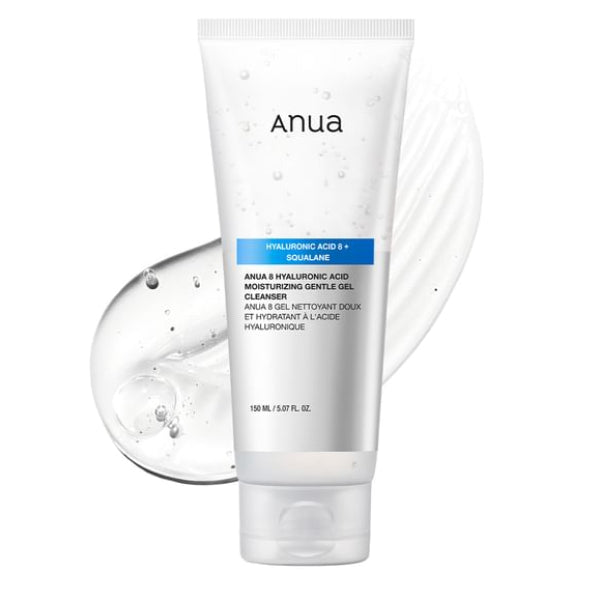 ANUA 8 HYALURONIC ACID MOISTURIZING GENTLE GEL CLEANSER 150ml