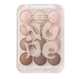 Colorgram PIN POINT EYESHADOW PALETTE 07 NUDE+GEEK=♥