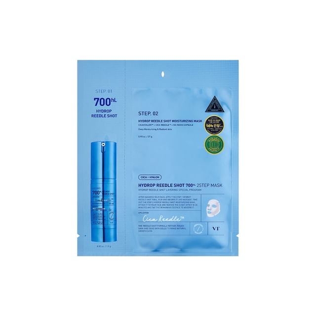 VT Cosmetics HYDROP REEDLE SHOT 700hL 2 STEP MASK - MOQ 400