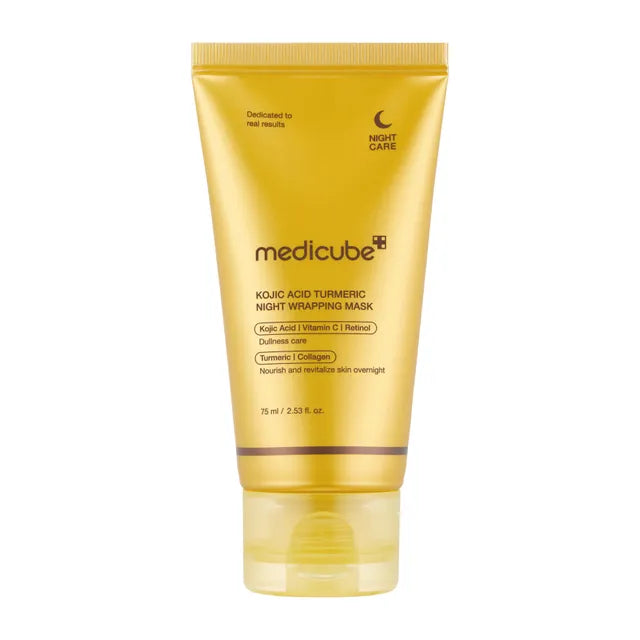 Medicube KOJIC ACID TURMERIC NIGHT WRAPPING MASK 75ml - MOQ 30