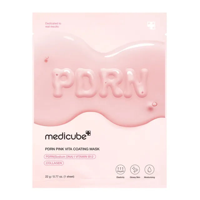 Medicube PDRN PINK VITA COATING MASK (10EA) - MOQ 30