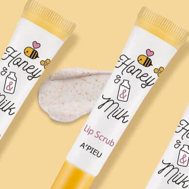 A'PIEU Honey & Milk Lip Scrub 8ml - DODOSKIN