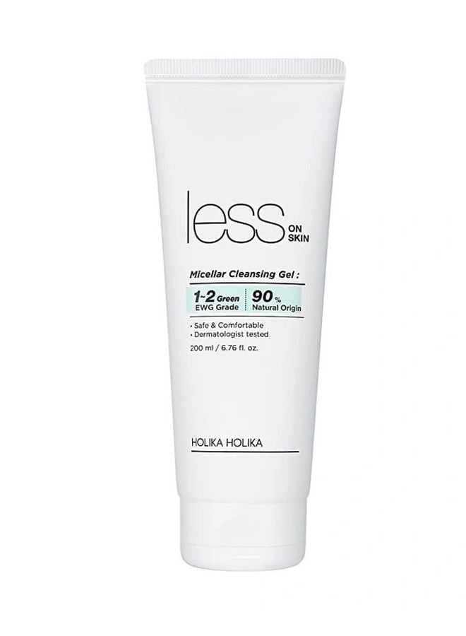 Holika Holika Less On Skin Micellar Cleansing Gel - MOQ 42