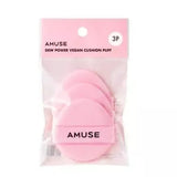 AMUSE DEW POWER VEGAN CUSHION PUFF 3P