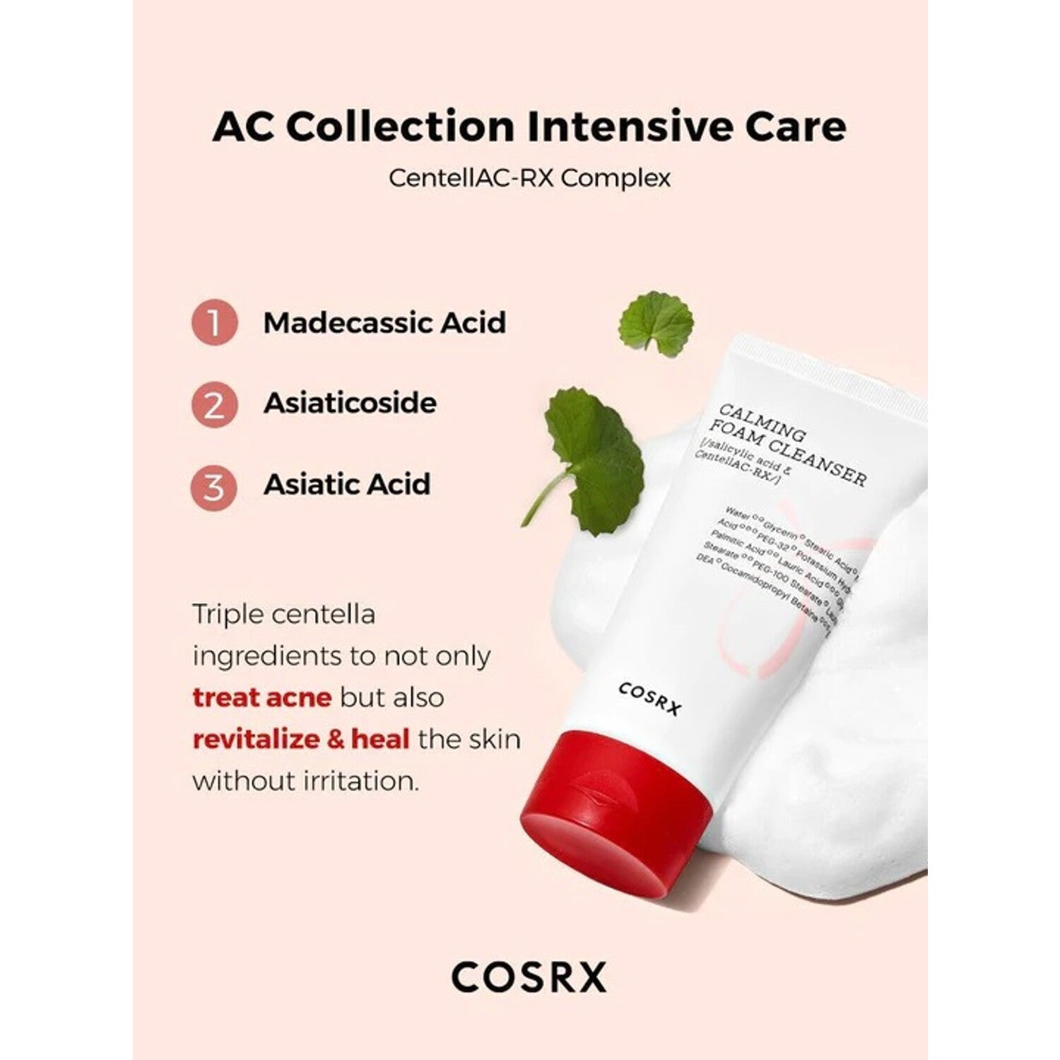 (Matthew) COSRX AC Collection Calming Foam Cleanser 150ml - DODOSKIN