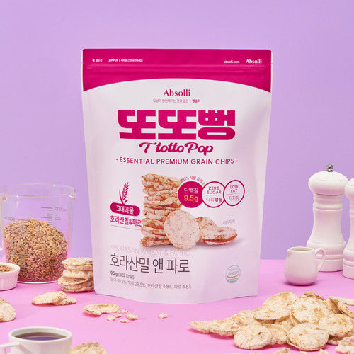 Absolli TtoTtoPpeong Khorasan Wheat & Farro Crisps