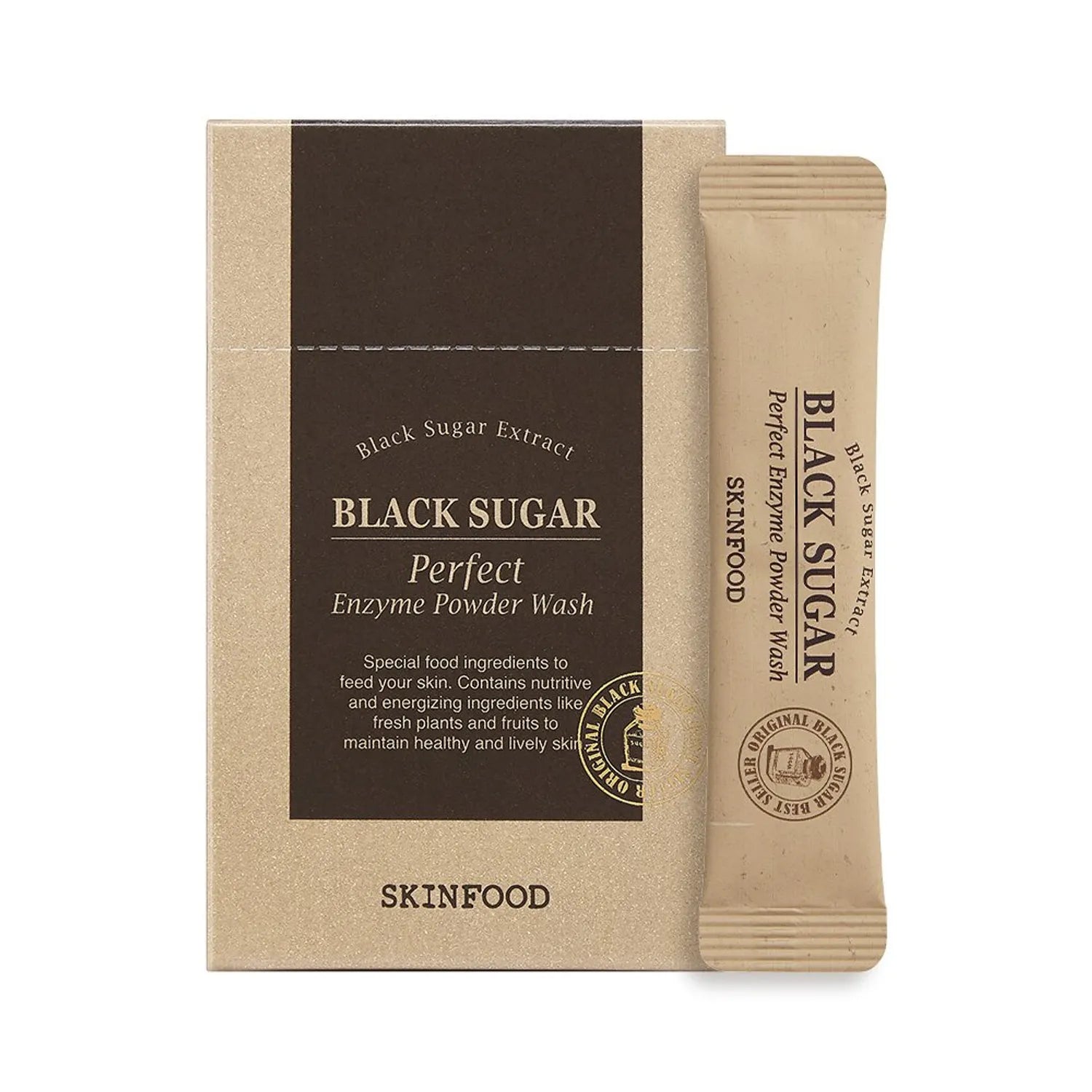 SKINFOOD BLACK SUGAR PERFECT ENZYME POWDER WASH - MOQ 30