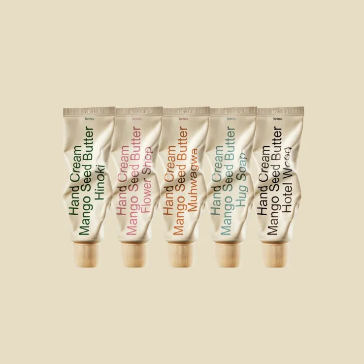 hetras. Perfumed Mango Seed Butter Hand Cream - Flower shop - MOQ 80