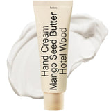 hetras. Perfumed Mango Seed Butter Hand Cream - Hotel Wood - MOQ 80
