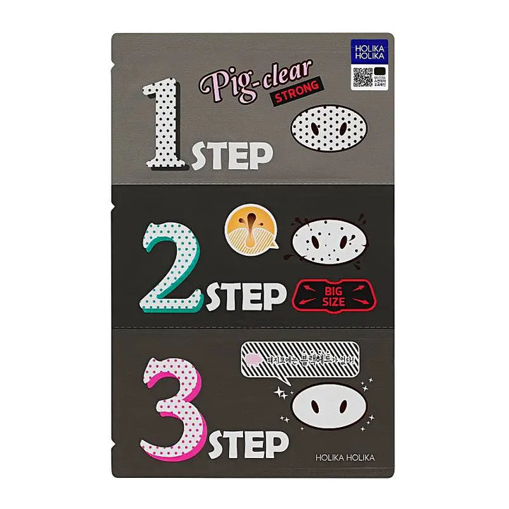 Holika Holika Pig Clear Blackhead 3-step kit(strong) - MOQ 600