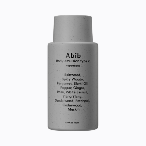 Abib Body emulsion type R 
fragrant bottle - MOQ 40
