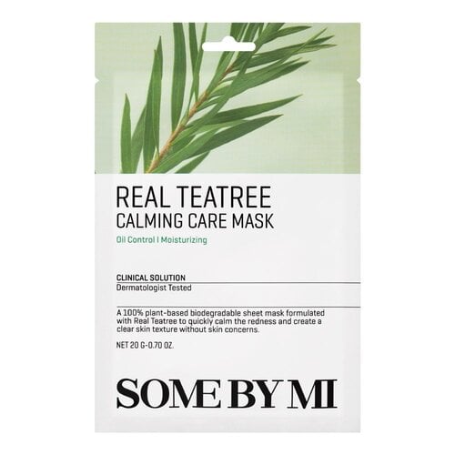 SOME BY MI REAL TEATREE CALMING CARE MASK [20g] - MOQ 400