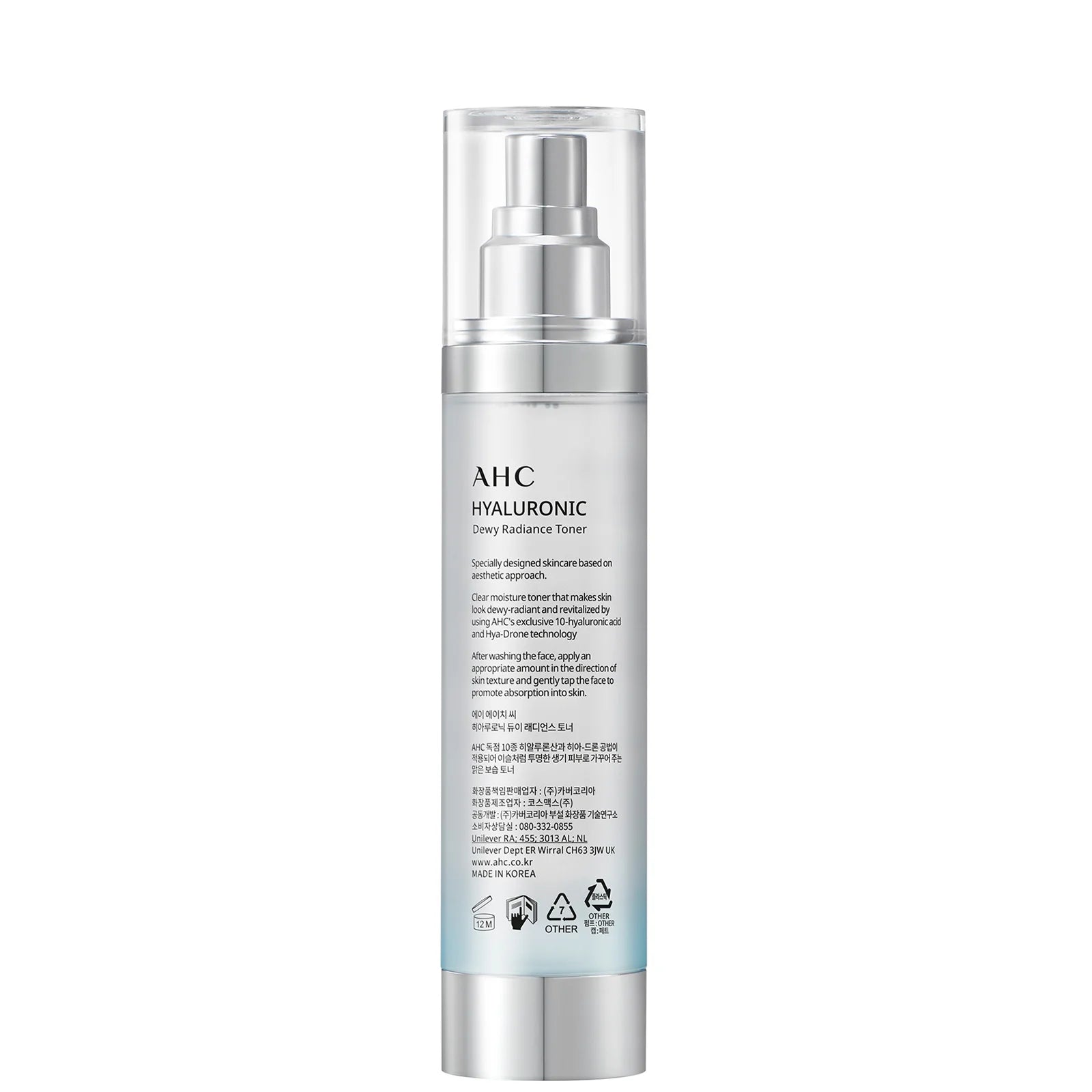 AHC HYALURONIC Dewy Radiance Toner 100ml - MOQ 70