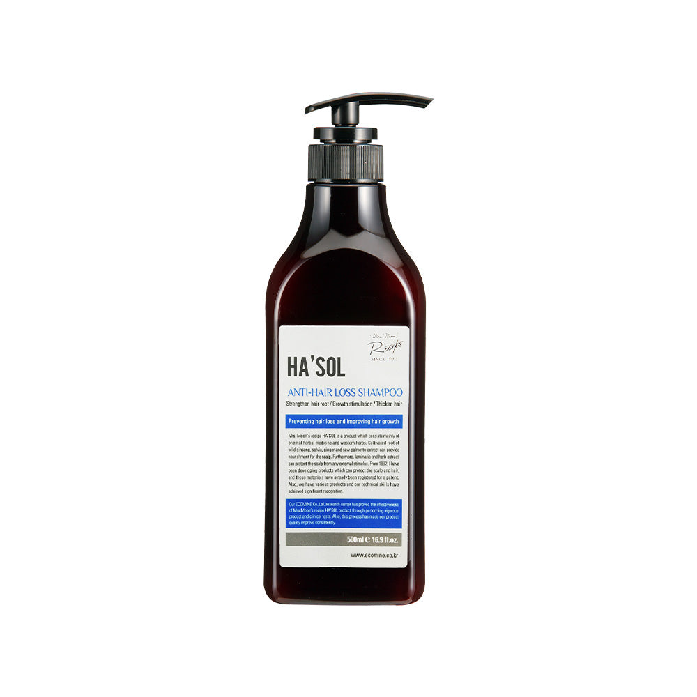 HA'SOL Anti-Hair Loss Shampoo 300g / 500g  (Spa Salon Professional Use Only)