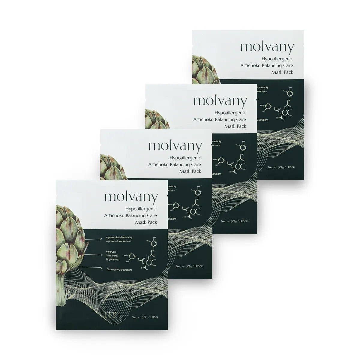 molvany Hypoallergenic Artichoke Balancing Care Mask Pack