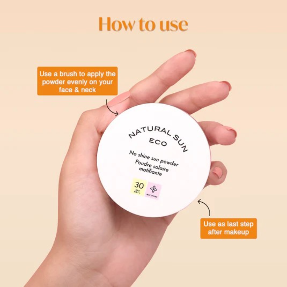 (KNEW) THE FACE SHOP Natural Sun Eco No Shine Sun Powder 13g - DODOSKIN