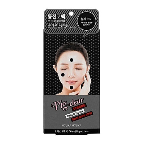 Holika Holika Pig Nose Clear Strong Black Head Spot Pore Strip(6pcs) - MOQ 2000