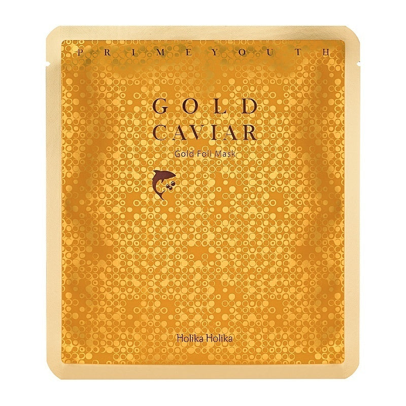 Holika Holika Prime Youth Gold Caviar Gold Foil Mask - MOQ 200