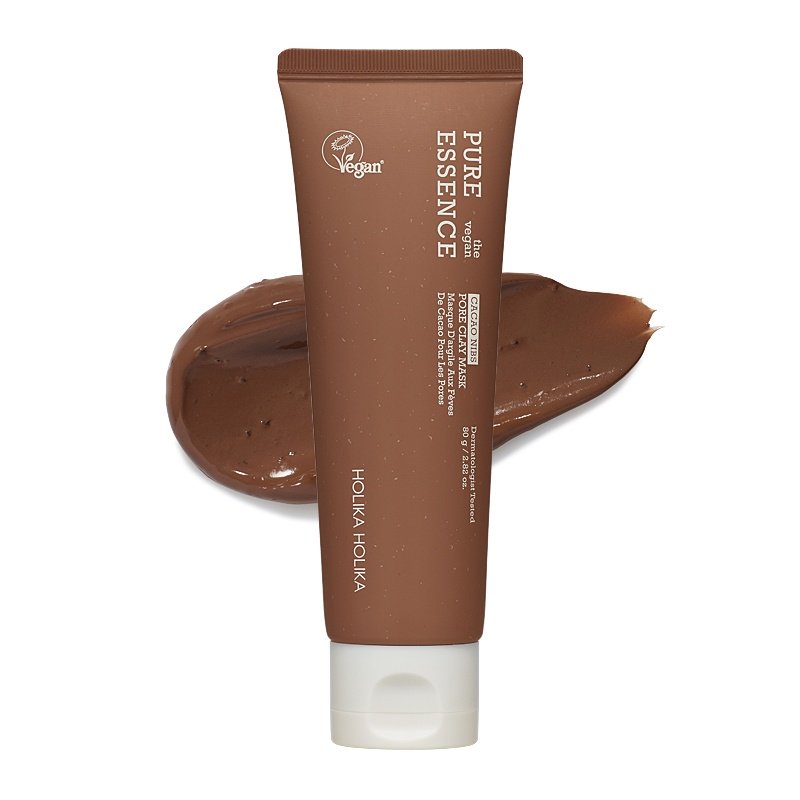 Holika Holika Pure Essence The Vegan Cacao Nibs Pore Clay Mask - MOQ 54