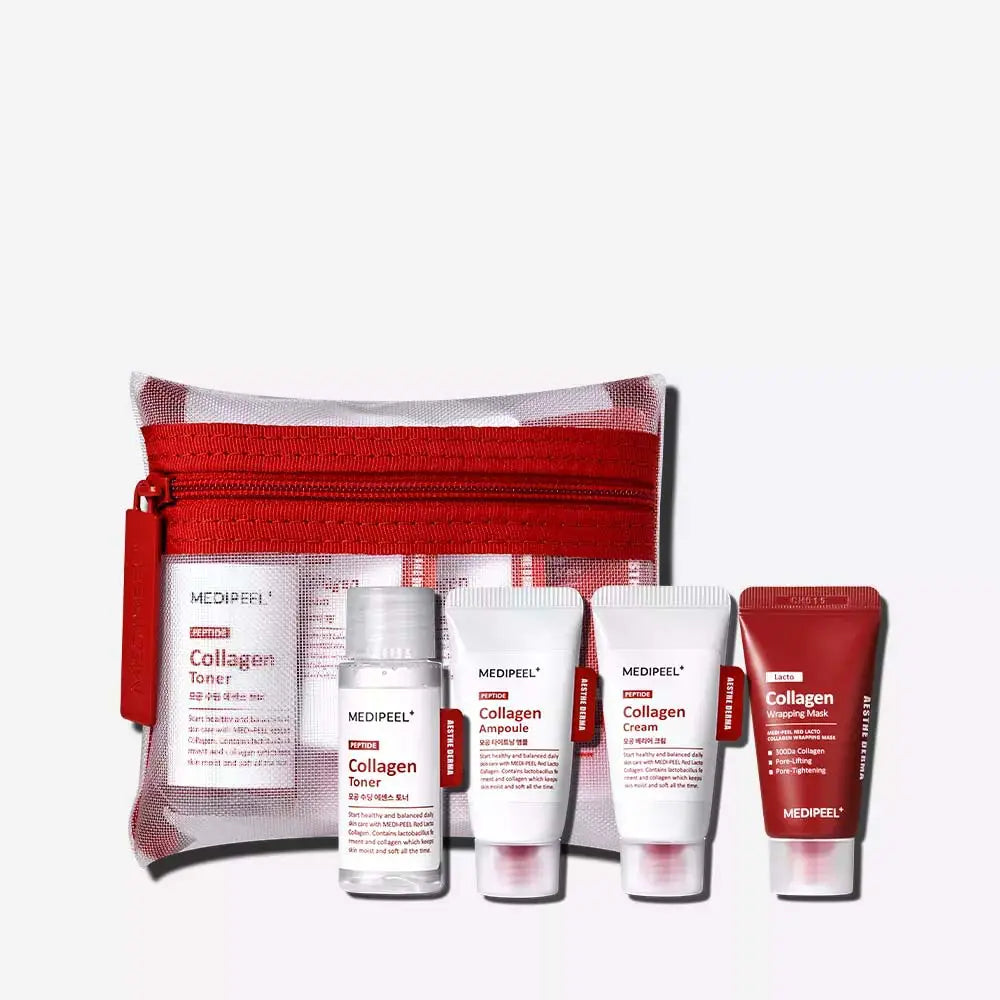 MEDI-PEEL RED LACTO COLLAGEN SKIN CARE TRIAL KIT - MOQ 30