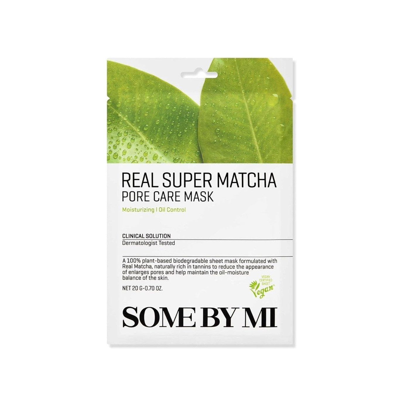 SOME BY MI REAL SUPER MATCHA PORE CARE CARE MASK [20g] - MOQ 400