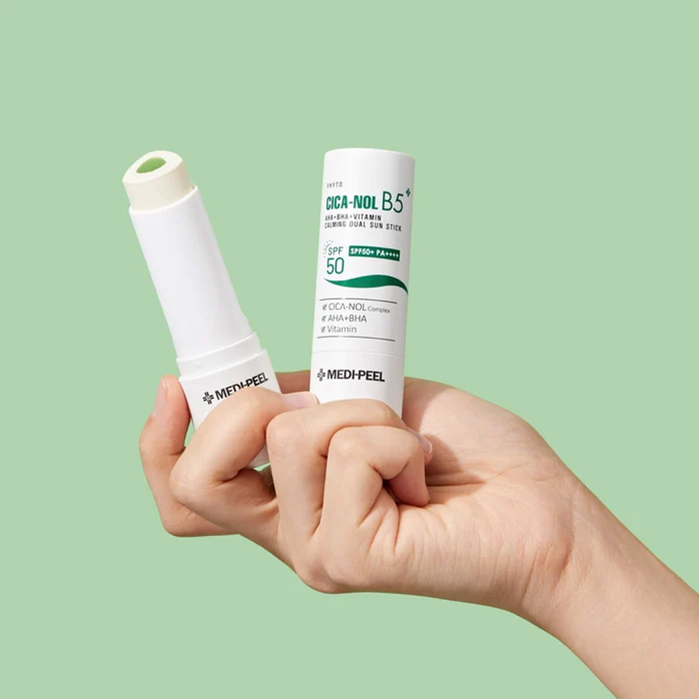 MEDI-PEEL Phyto Cica-nol B5 AHA BHA Vitamin Calming Dual Sun Stick SPF50+ PA++++ 9.5g - DODOSKIN