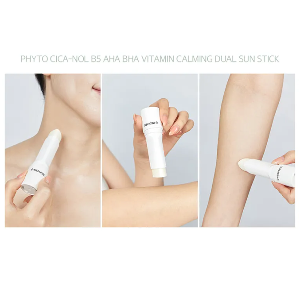 MEDI-PEEL Phyto Cica-nol B5 AHA BHA Vitamin Calming Dual Sun Stick SPF50+ PA++++ 9.5g - DODOSKIN