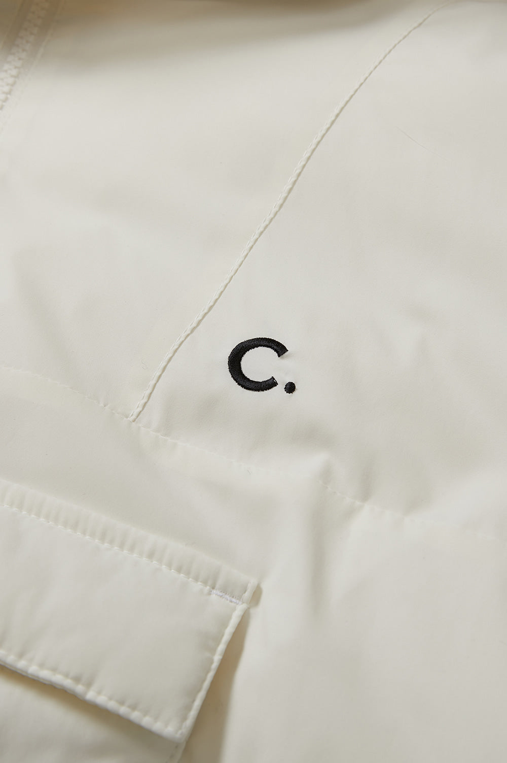 Warm Goose Down Anorak - Ivory