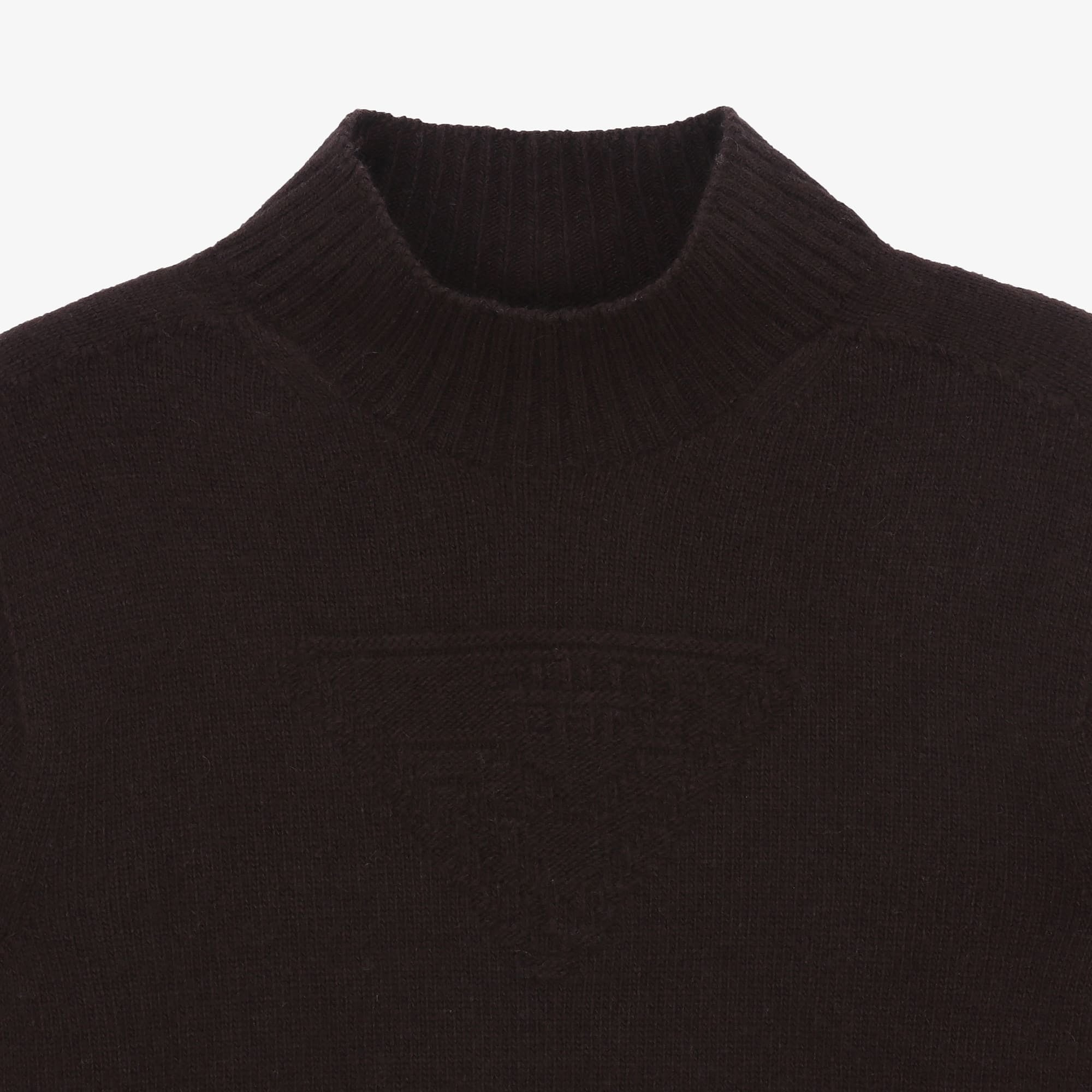 Women's SC Sleeve High Neck Pullover - Brown