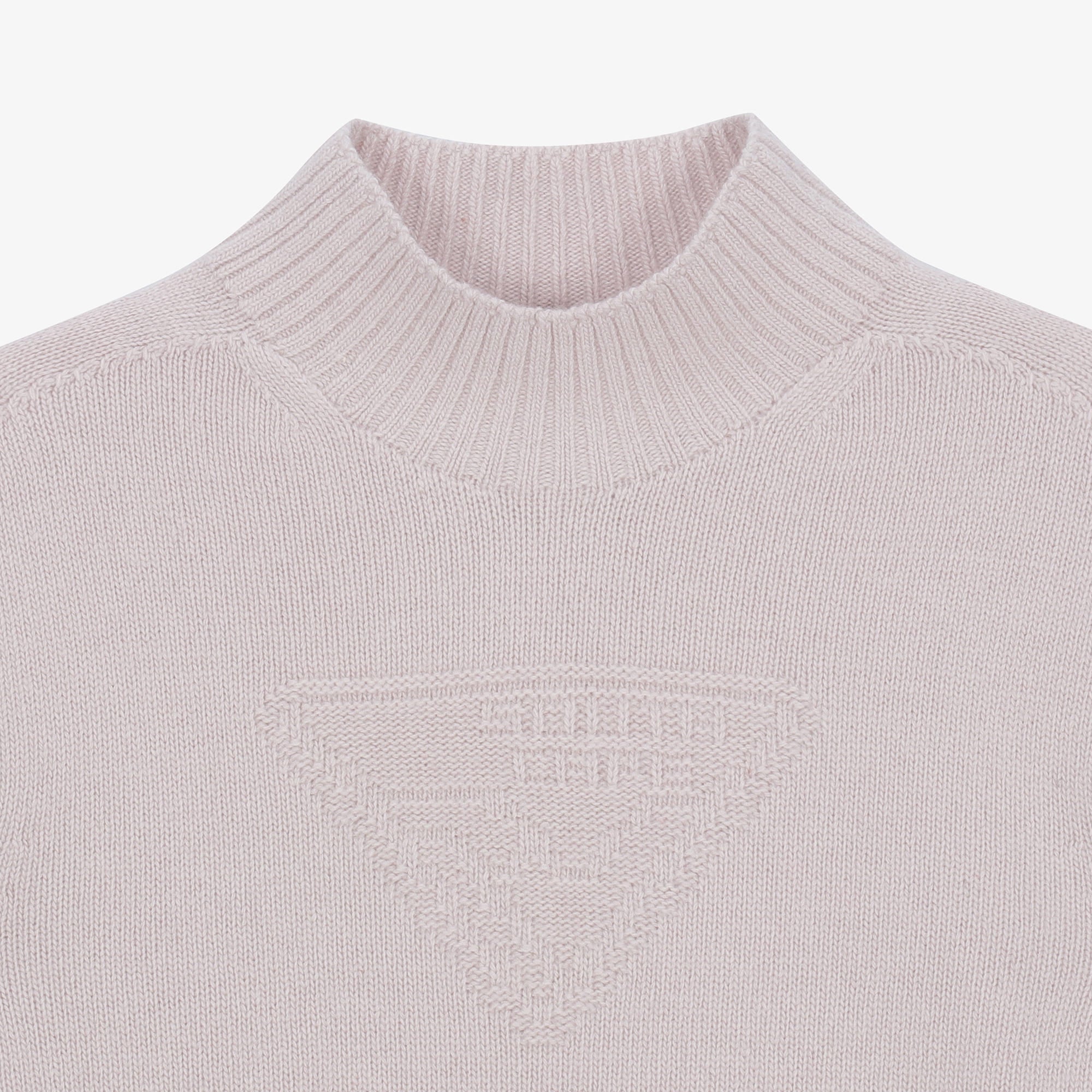 Women's SC Sleeve High Neck Pullover - Light Pink