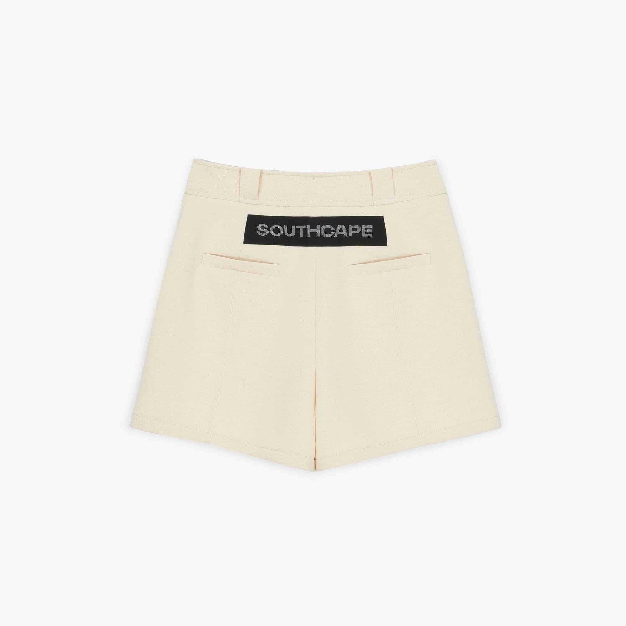 Women's Big Pocket Short Pants - Light Yellow