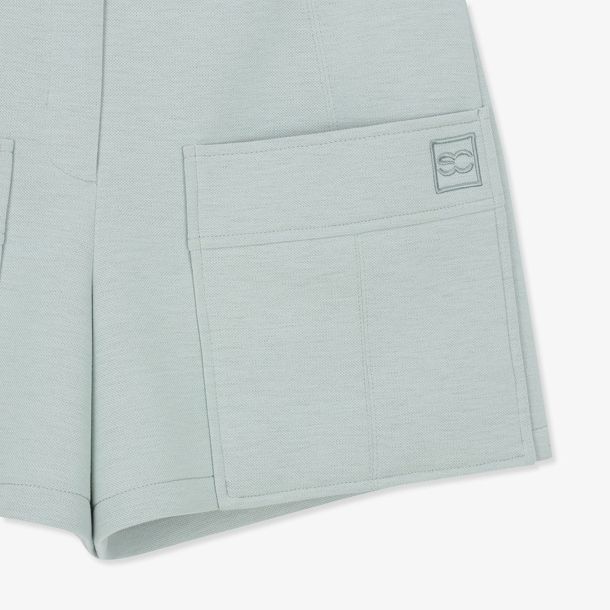 Women's Big Pocket Short Pants - Mint