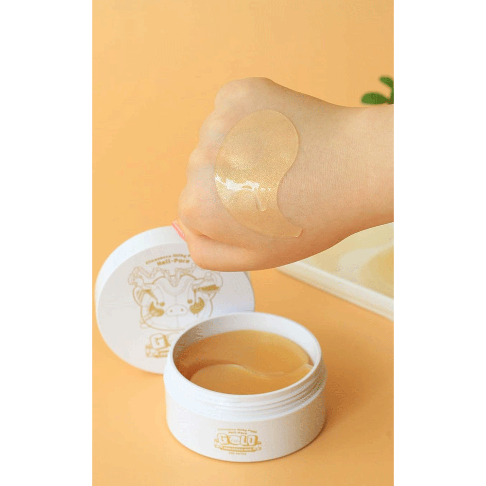 Elizavecca Milky Piggy Hell-Pore Gold Hyaluronic Acid Eye Patch 60ea 90g - DODOSKIN