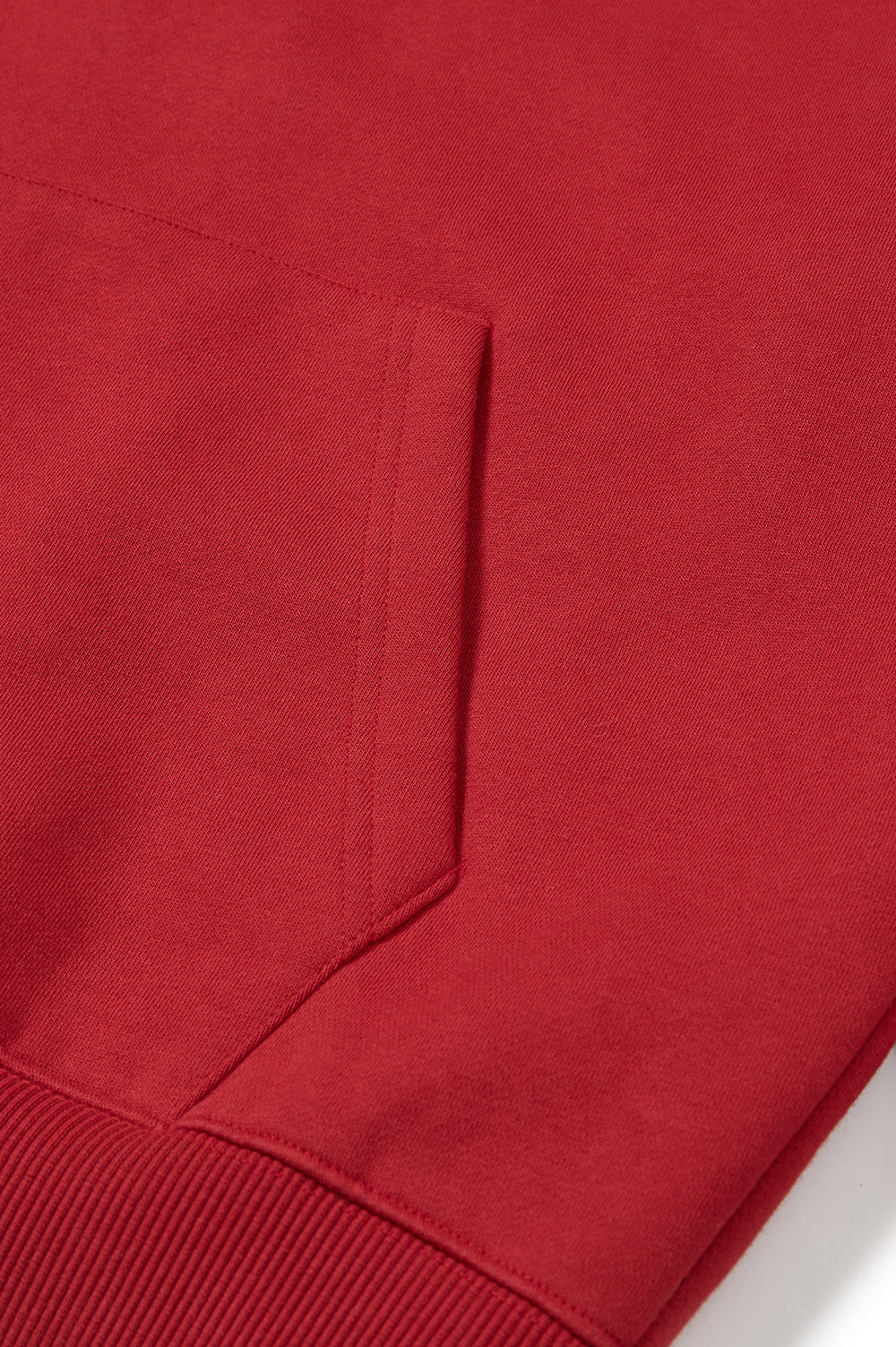 Graphic Fleece-Lined Hoody - Red