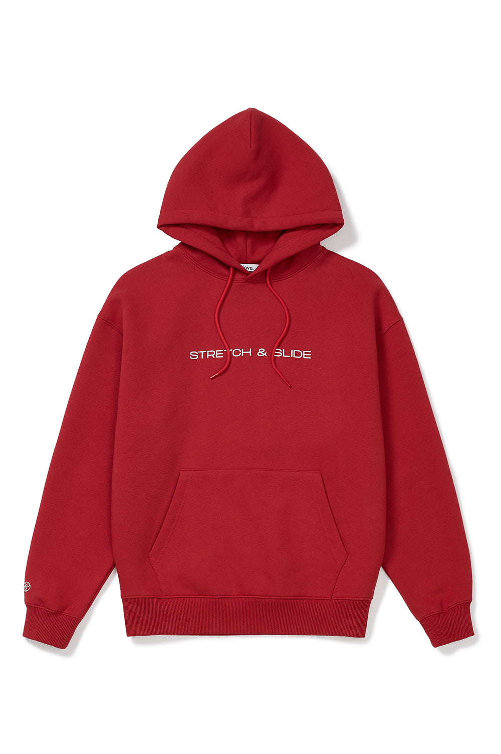 Graphic Fleece-Lined Hoody - Red